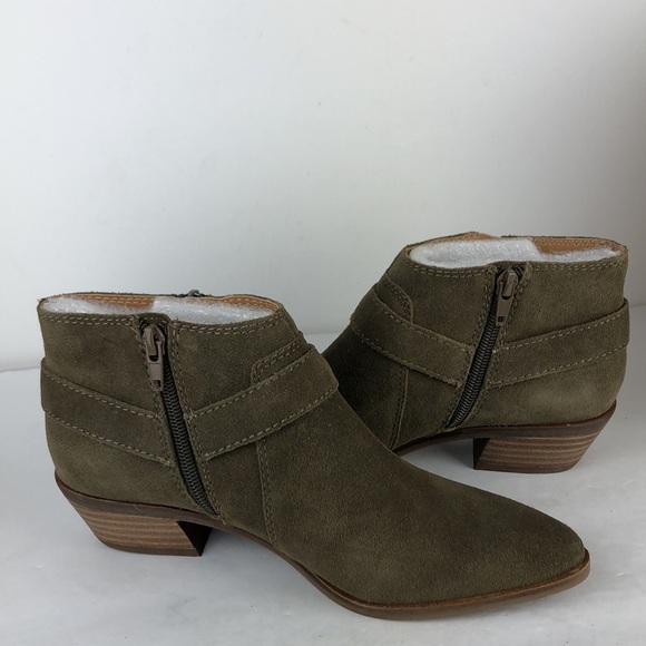 NEW Lucky Brand Enitha Piled Suede Ankle Boots 6 - Picture 8 of 10